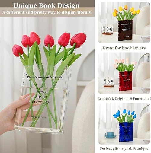BookBloom™ Acrylic Bookend